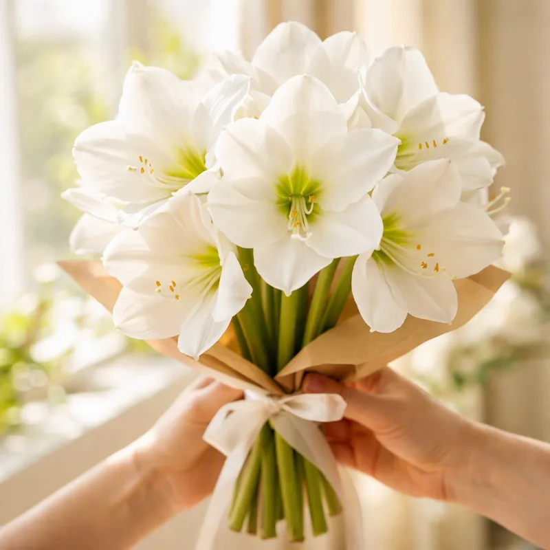 Amarilis blanca - imagen 3
