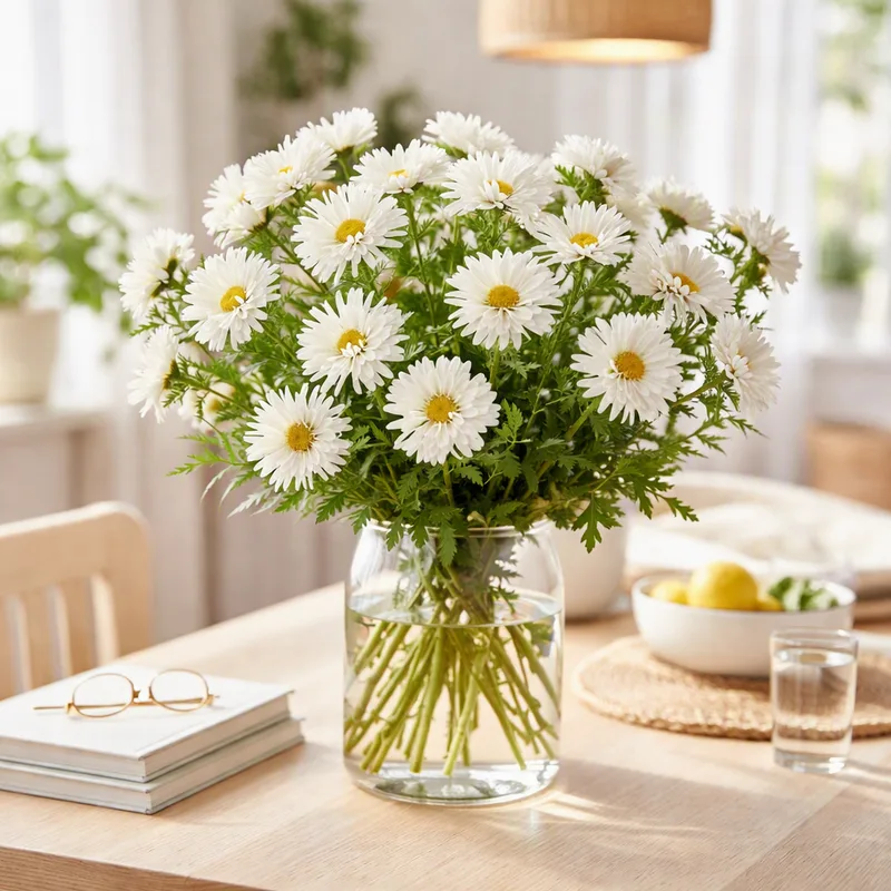 Aster clásico blanco - imagen 2