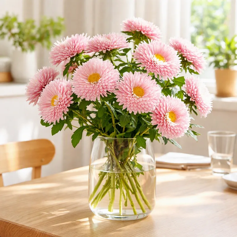Áster de verano - rosa - imagen 2