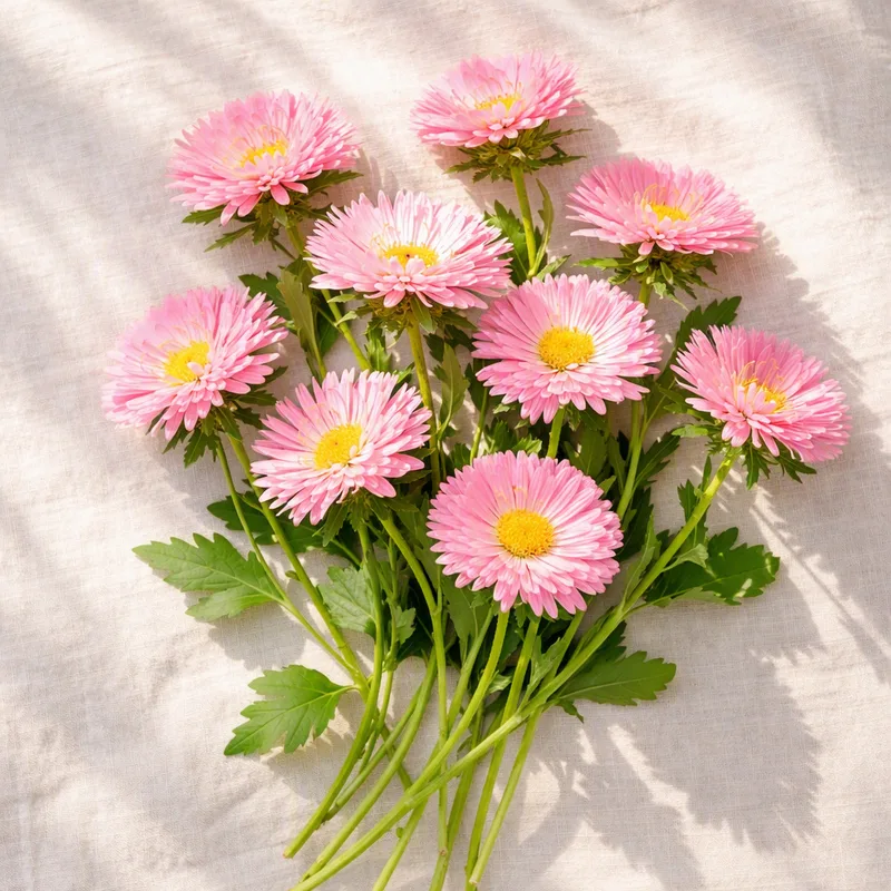 Áster de verano - rosa - imagen 4