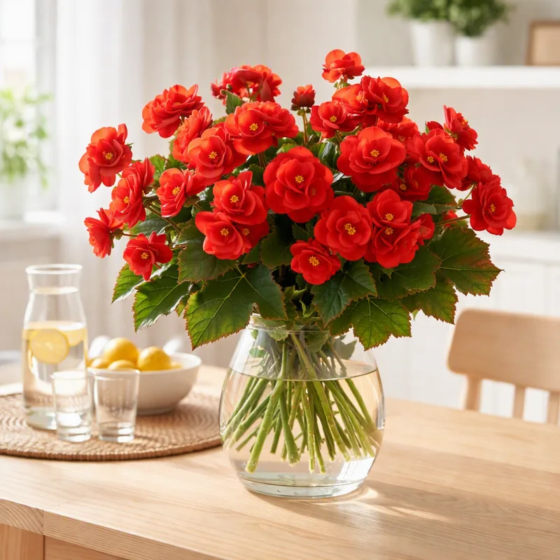 Begonia roja - imagen 2