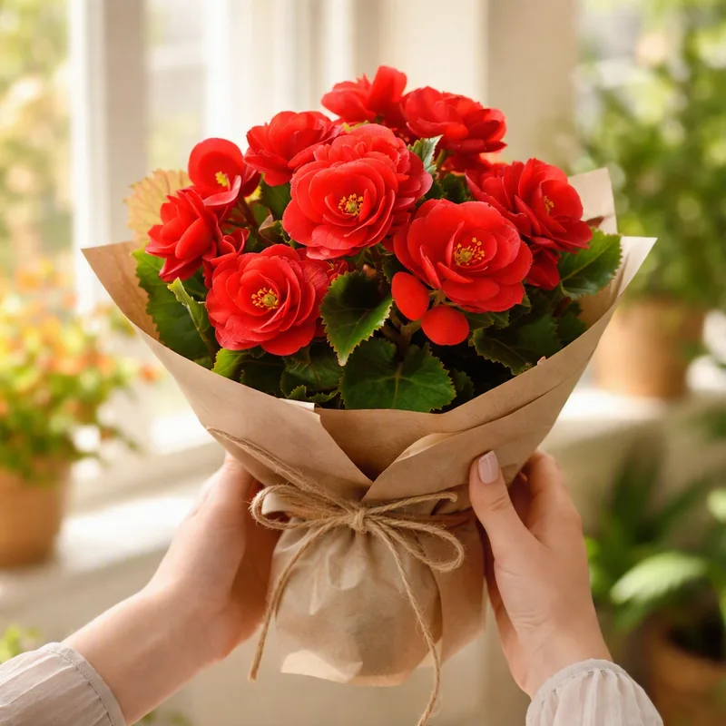Begonia roja - imagen 3