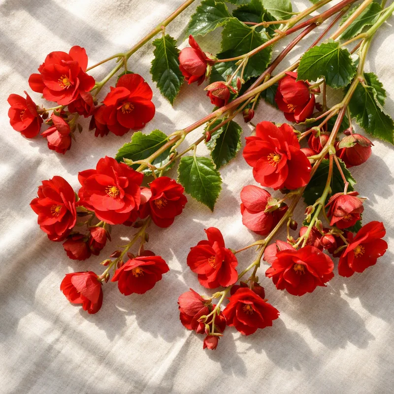 Begonia roja - imagen 4