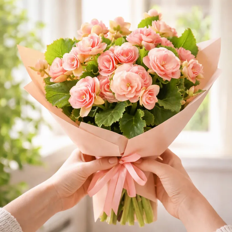 Begonia rosa - imagen 3