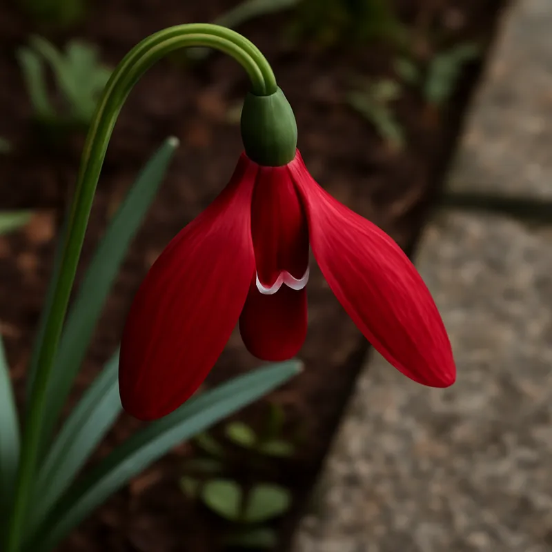 Flor de nieve roja - imagen 4