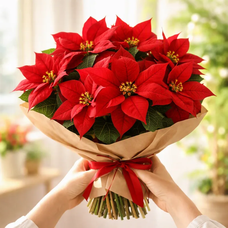 Flor de Pascua - clásica - imagen 3