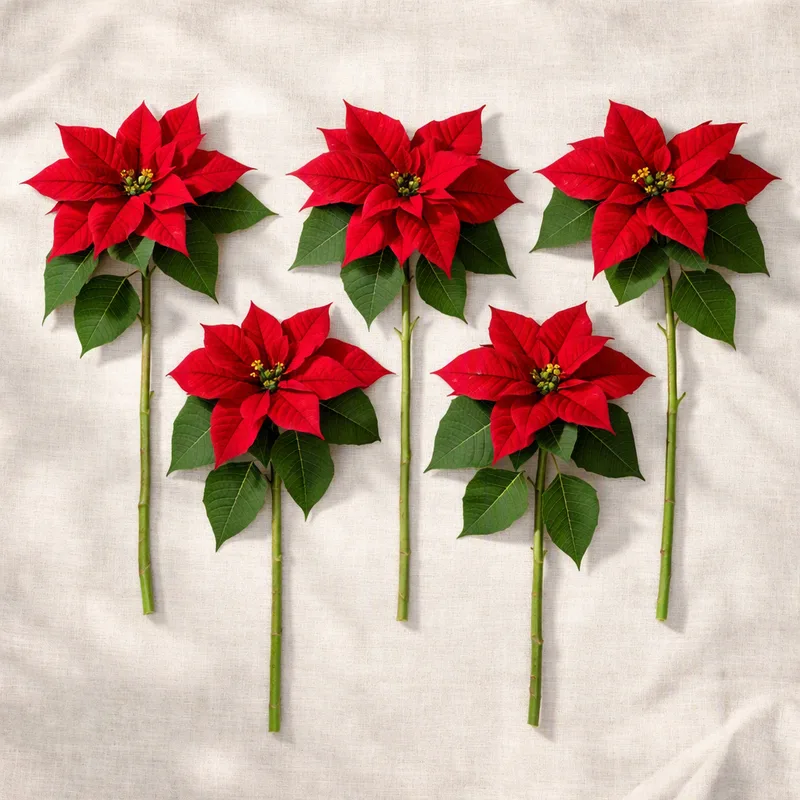 Flor de Pascua - clásica - imagen 4