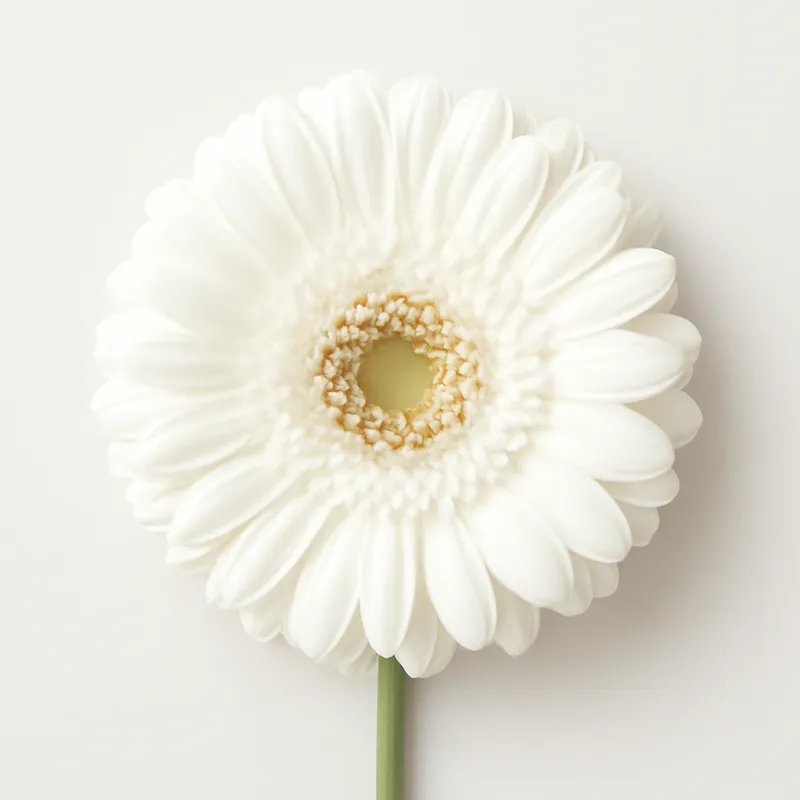 Gerbera blanca
