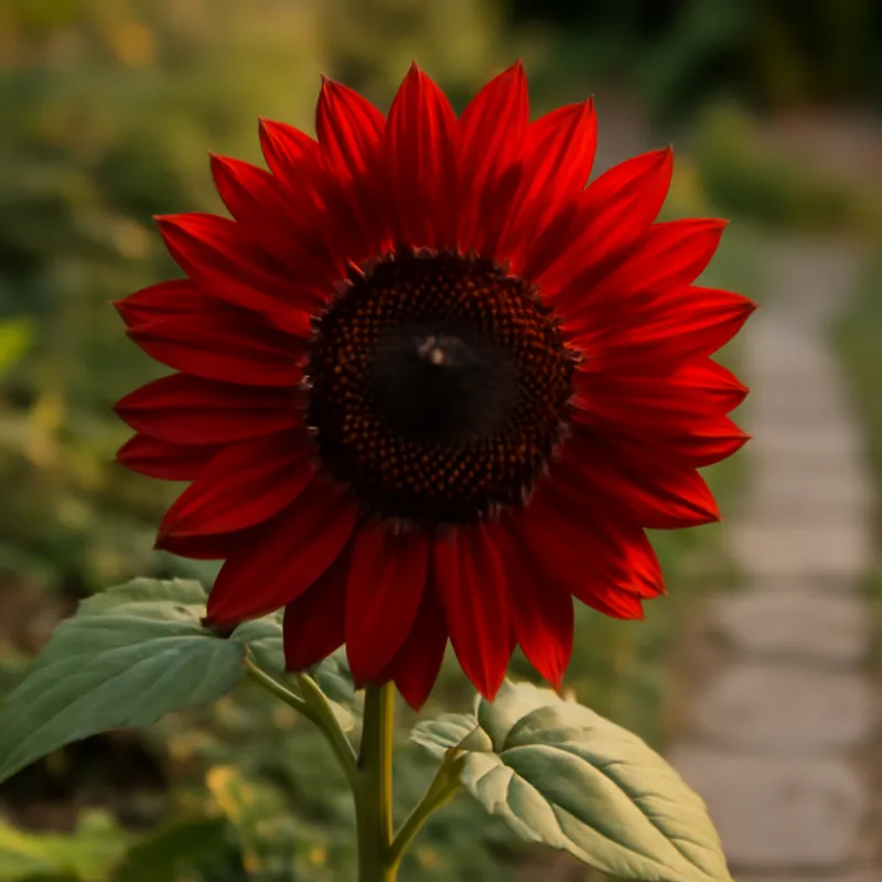 Girasol rojo - imagen 4
