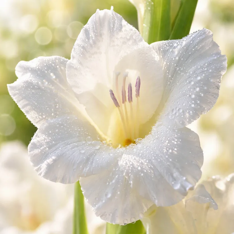 Gladiolo blanco