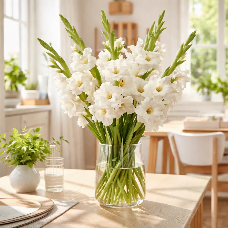 Gladiolus Blanco - imagen 2