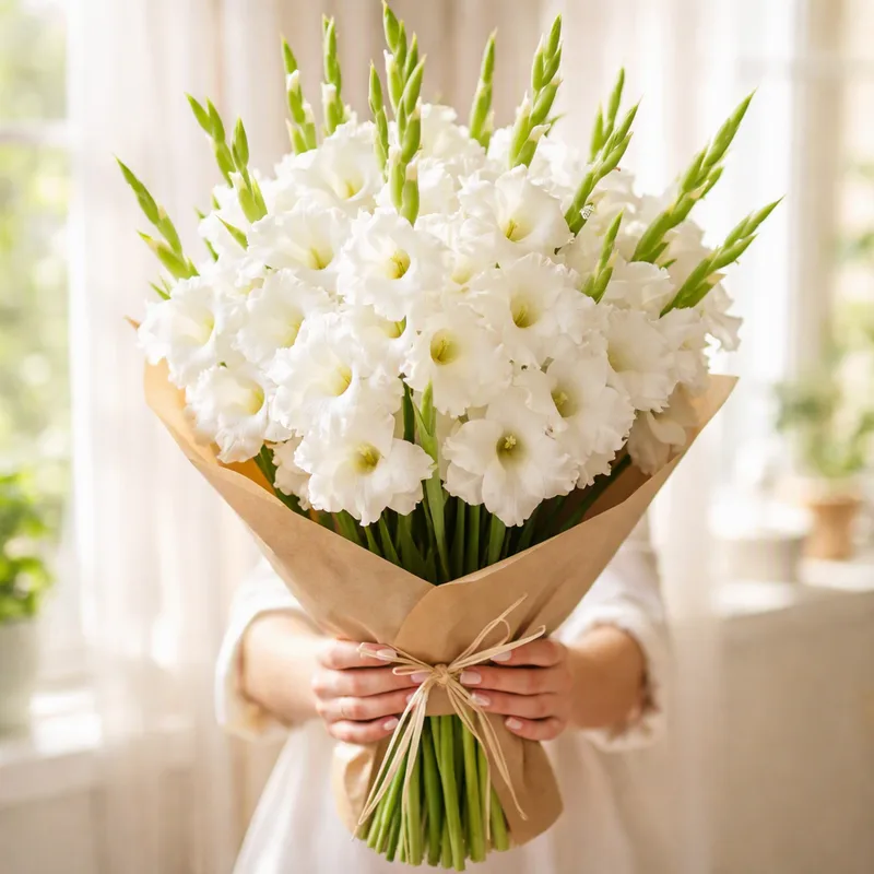 Gladiolus Blanco - imagen 3