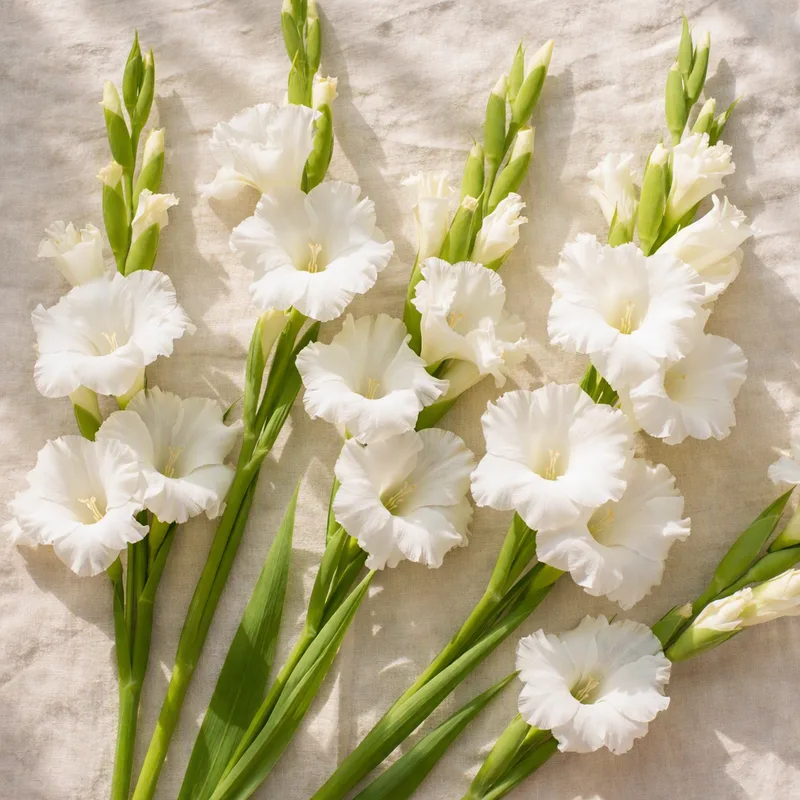 Gladiolus Blanco - imagen 4