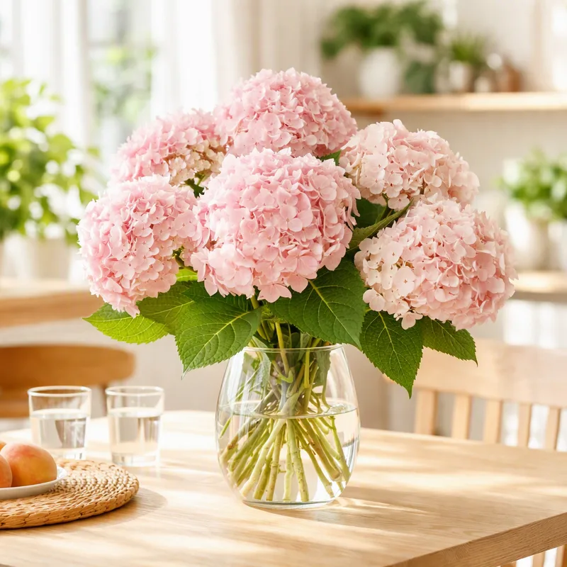 Hortensia rosa - imagen 2