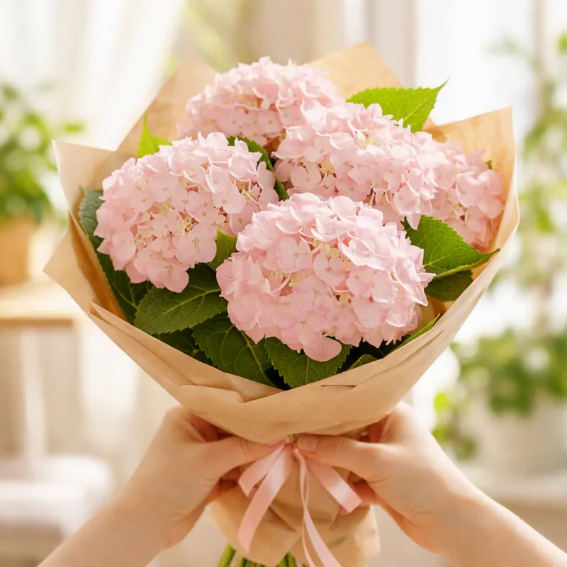 Hortensia rosa - imagen 3
