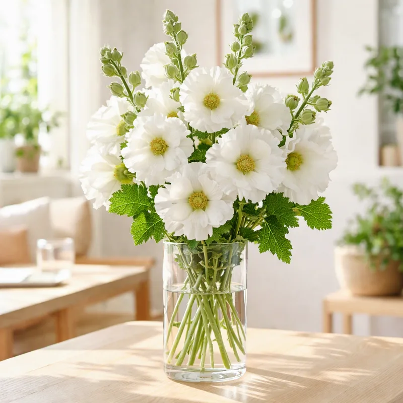 Malva real blanca - imagen 2