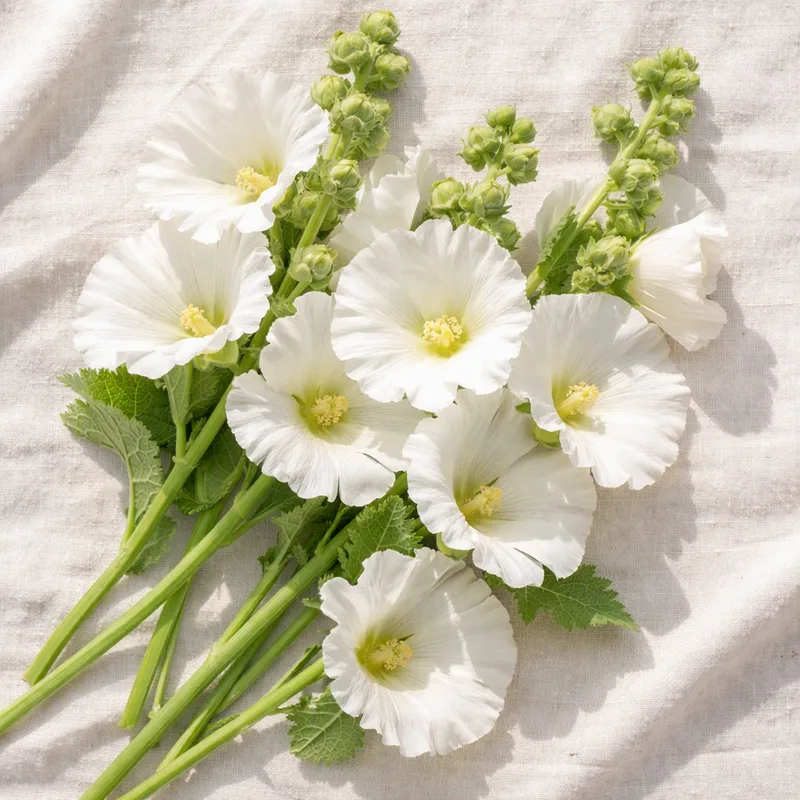 Malva real blanca - imagen 4