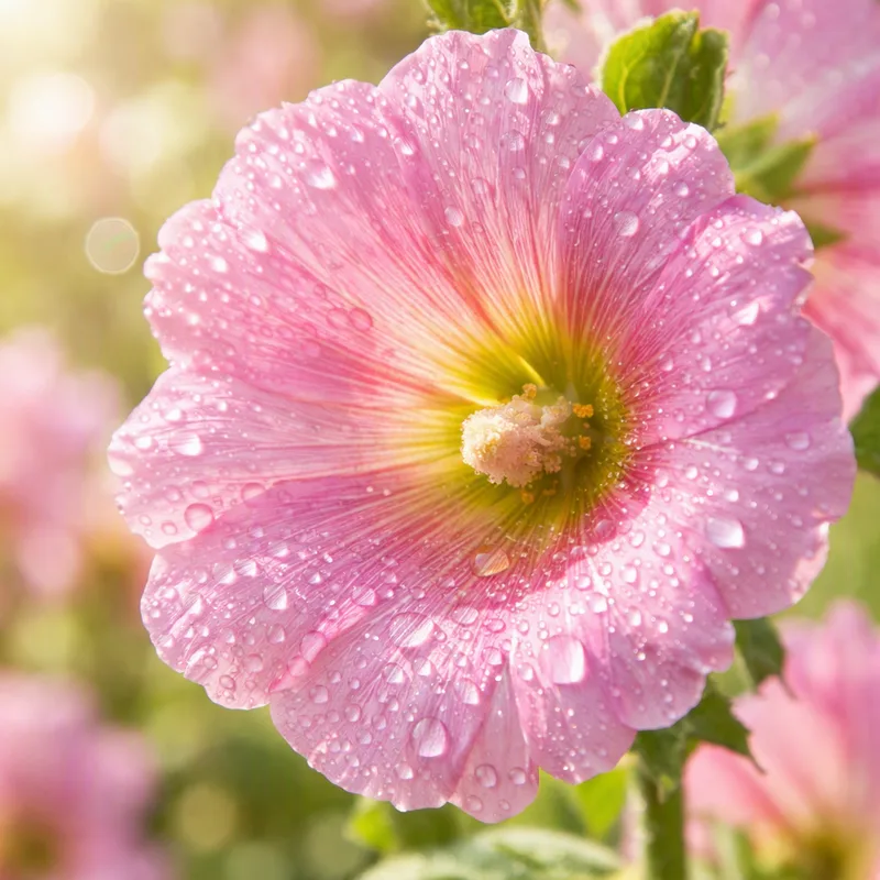 Malva real rosa - imagen 1