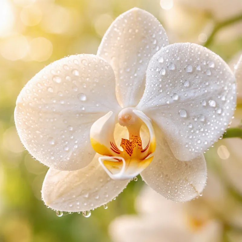 Orquídea mariposa blanca - imagen 1