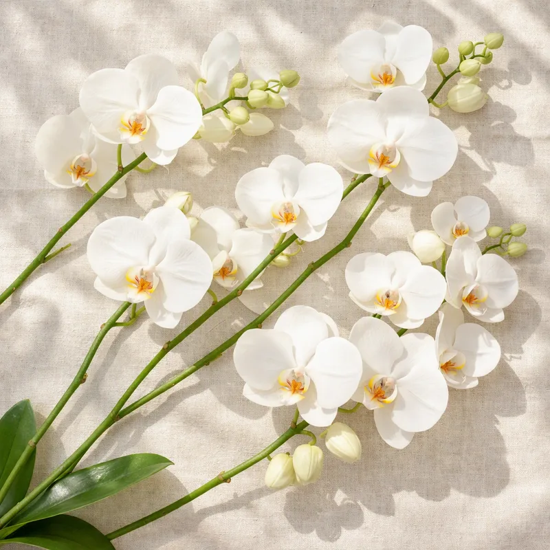 Orquídea mariposa blanca - imagen 4