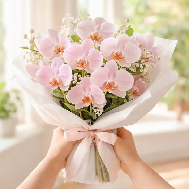 Orquídea mariposa rosa - imagen 3
