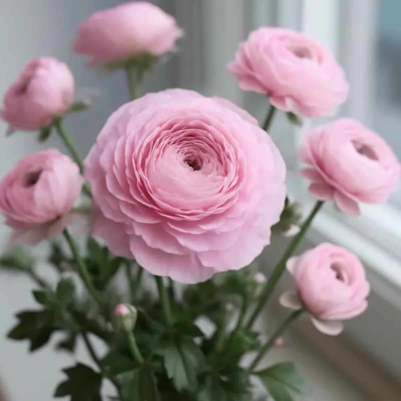 Ranúnculo rosa - imagen 3