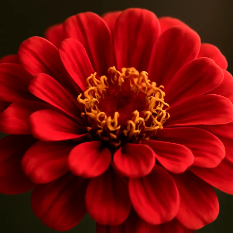 Zinnia roja - imagen 2