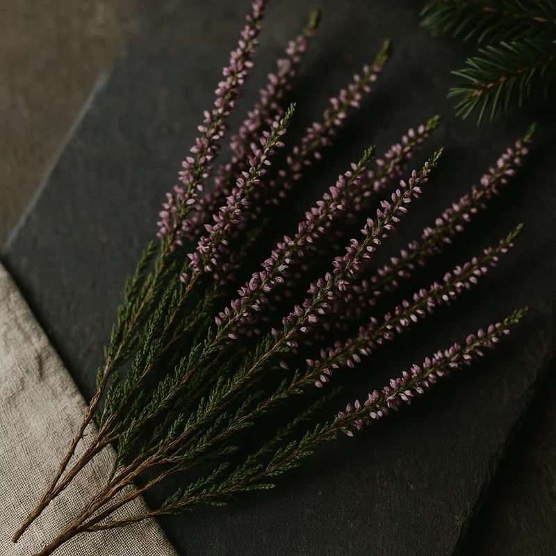 Brezo (Calluna vulgaris), resiste el frío en el exterior